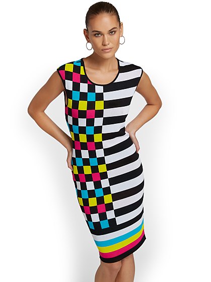 89.95 MULTI STRIPE SWT DR
