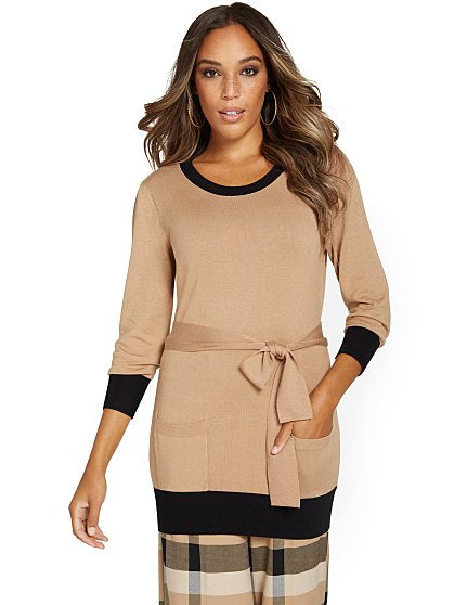 54.95 TIPPED PCKT TUNIC