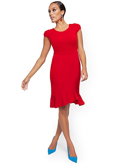 69.95 FLOUNCE SHEATH