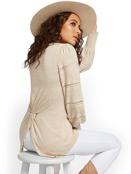 49.95 TWIST BACK PULLOVER