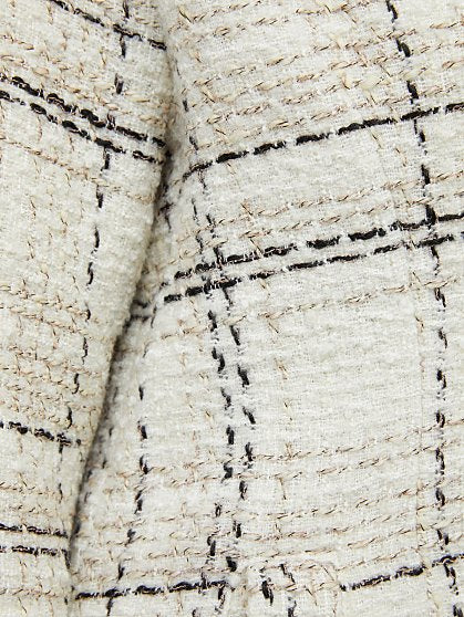 279.95 TWEED PLAID TRENCH