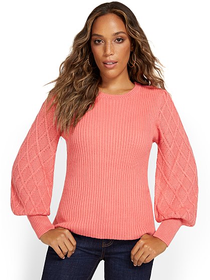 54.95 CABLE PULLOVER