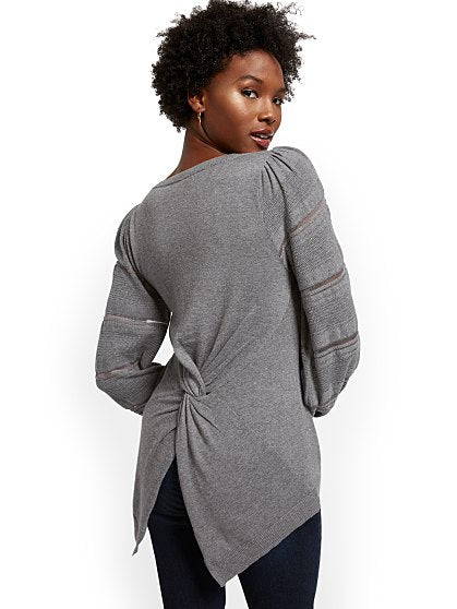 49.95 TWIST BACK PULLOVER