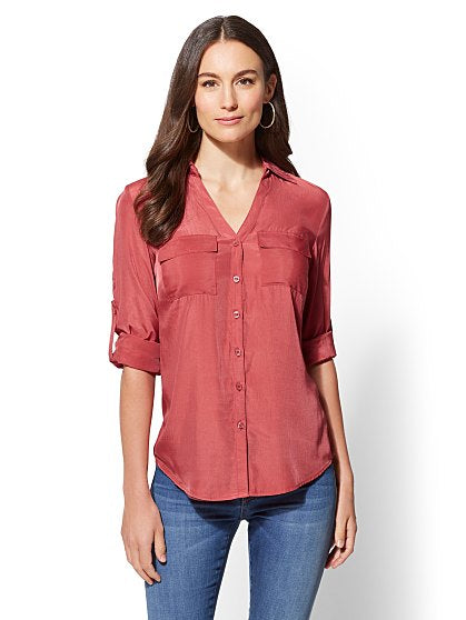 39.95 KATE SHIRT SOLID