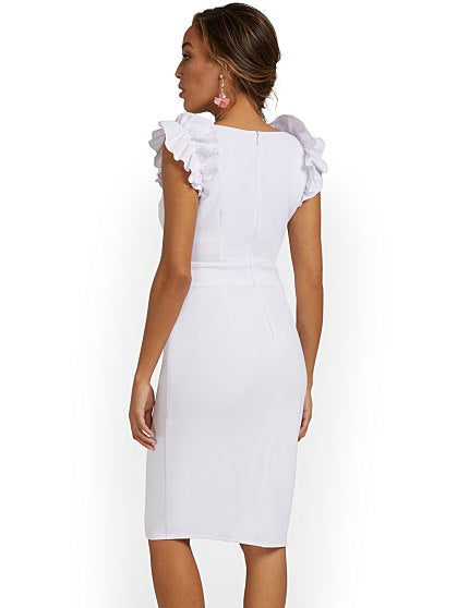 69.95 RUFFLE SLV SHEATH