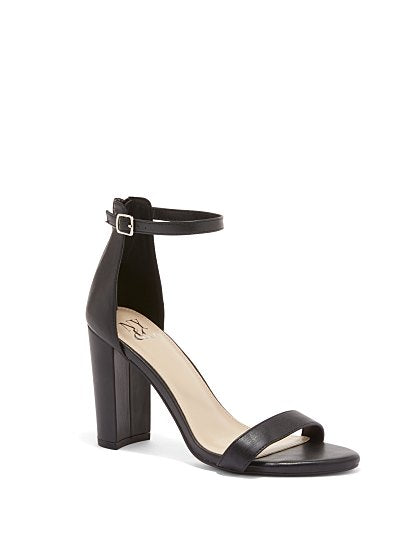 SINGE BAND BLOCK HEEL