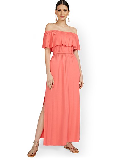 59.95 OFF SHDR KNIT MAXI