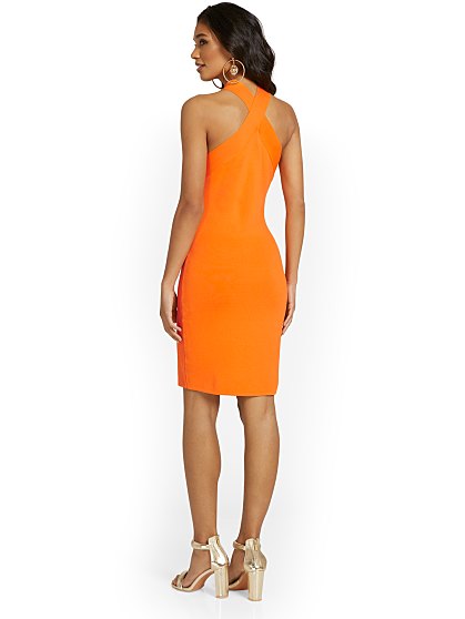 89.95 HALTER SWT DRESS