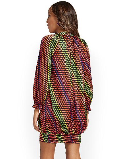 89.95 BUBBLE DOT DRESS