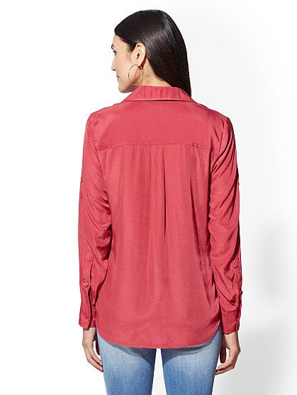 39.95 KATE SHIRT SOLID