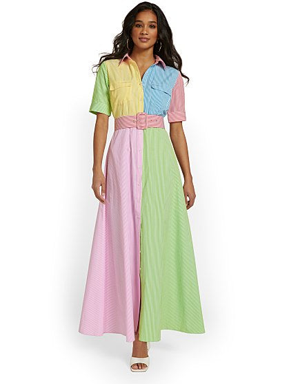 89.95 POPLIN CB SHIRTDRES