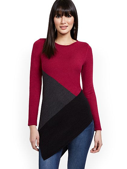 49.95 COLORBLOCK ASYM