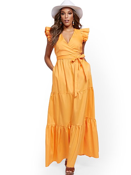 89.95 RUFFLE SLV POP MAXI