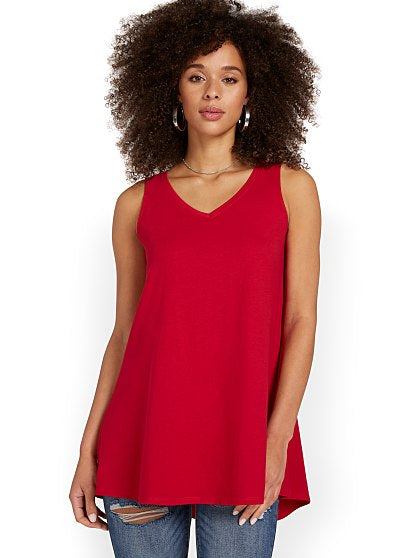 19.95 VNECK TANK TUNIC