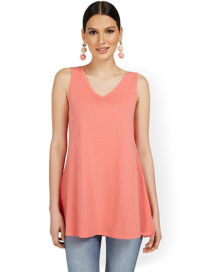 19.95 VNECK TANK TUNIC