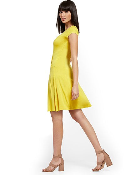 54.95 S/S PKT SWING DRESS