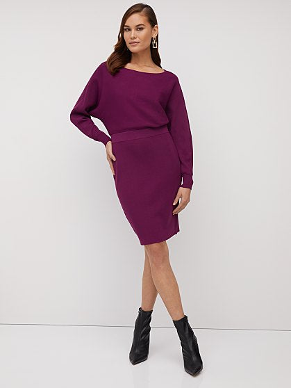 89.95 DOLMAN SWTR DRESS