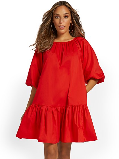 69.95 DROP WAIST POPLIN