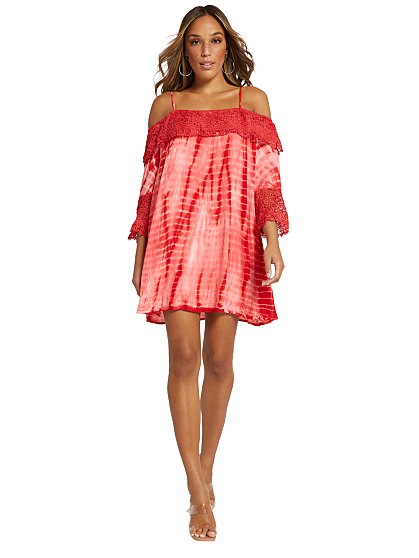 69.95 TIE DYE COLD SHLDR