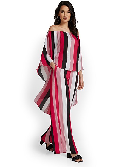 59.95 STRIPED CAFTAN TOP