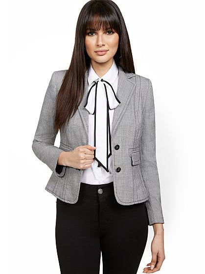 89.95 TOP STCH LAPEL JKT