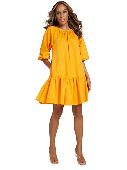 69.95 DROP WAIST POPLIN