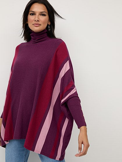59.95 TTLENECK PONCHO