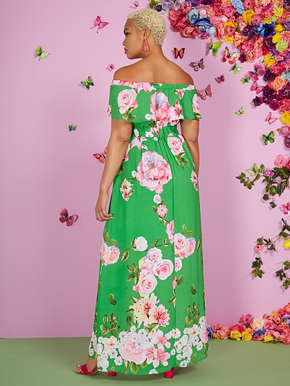 89.95 FLORAL WRAP DRESS