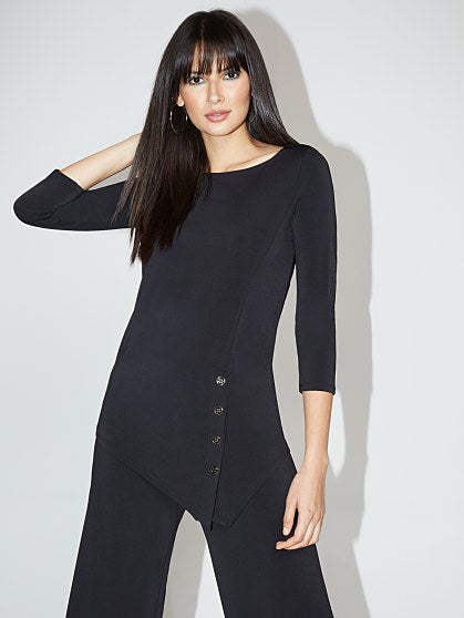 59.95 ASYM BUTTON TOP