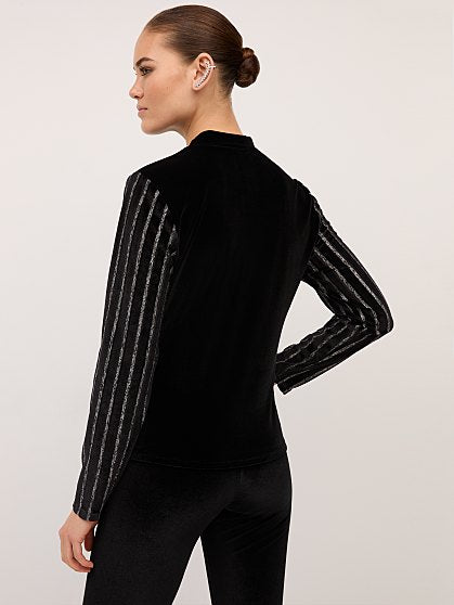 49.95 VELVET STRIPE SLV