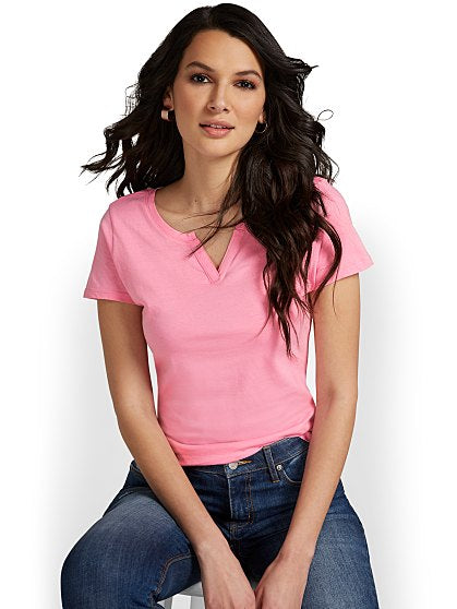 16.95 PERFECT SPLITNECK T