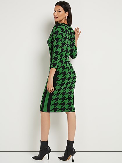 89.95 HOUNDSTOOTH SWT DRS