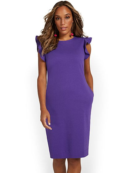 39.95 RUFFLE SLV SHIFT