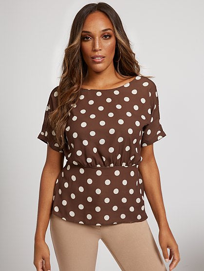 54.95 BOW BACK BLOUSE