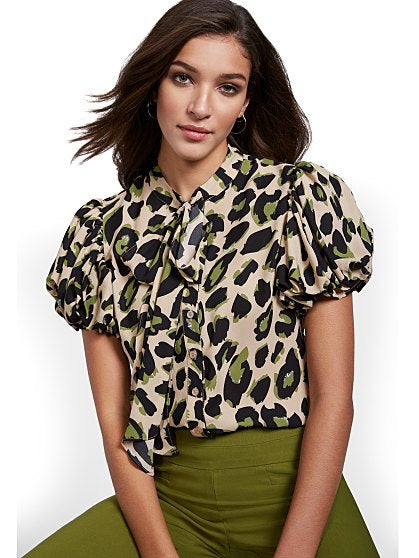 59.95 LEOPARD BOW BLS