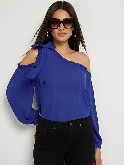 49.95 BOW COLD SHOULDER T
