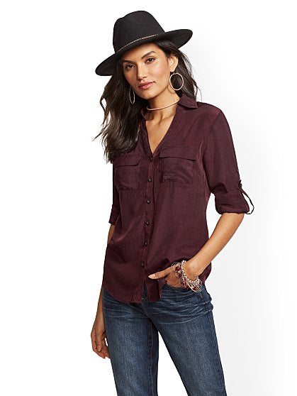 39.95 KATE SHIRT SOLID