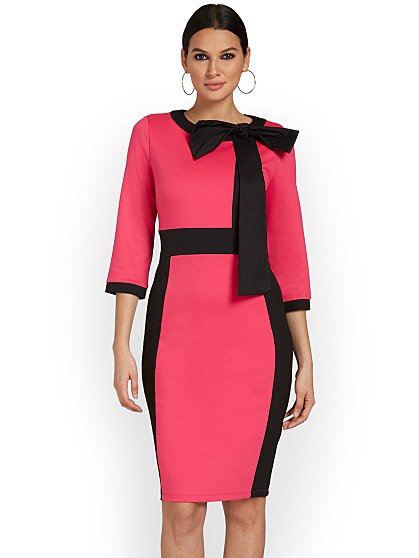 79.95 SHEATH DRESS W BOW