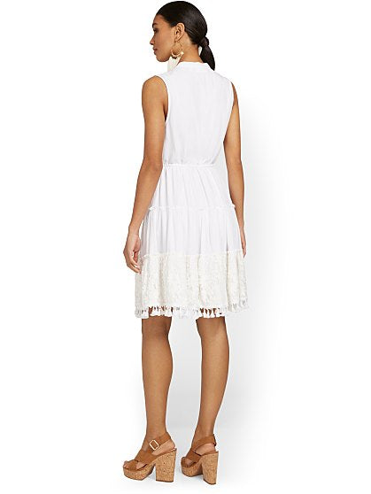 69.95 TASSEL CROCHET SHFT