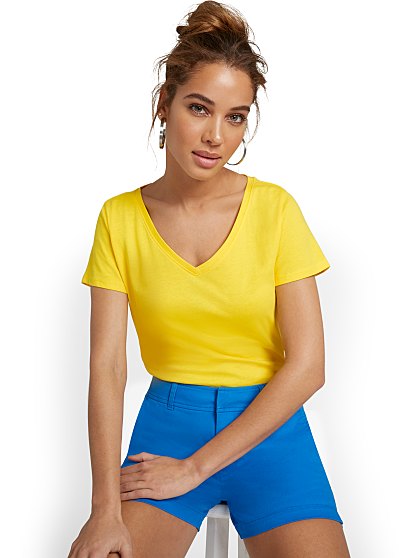16.95 PERFECT V NECK TEE