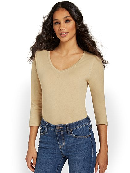 29.95 3/4SLV PERFEC TEE