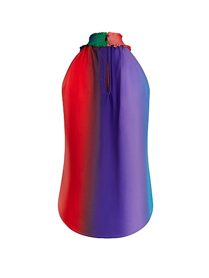 54.95 T SMOCK NK HALTER