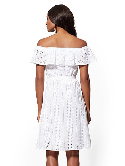 89.95 OFF SHLDR MIDI DRES