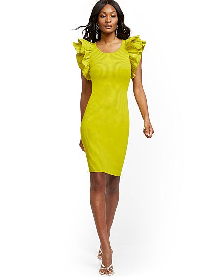 89.95 RUFFL SLV SWTR DRES