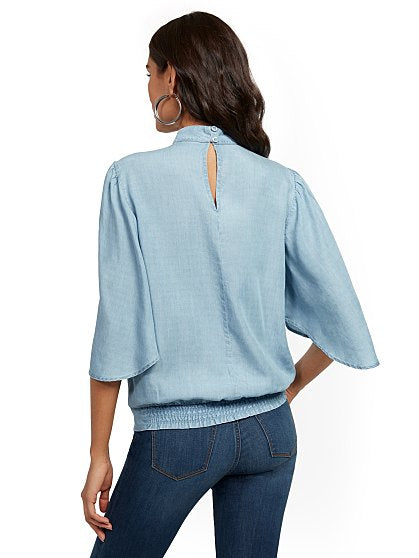 49.95 FLOWY SLV TENCEL