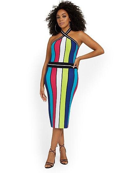 89.95 MULTI STRIPE SWT DR