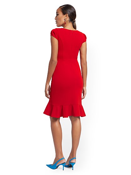 69.95 FLOUNCE SHEATH