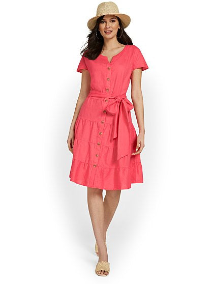 79.95 SPLIT NECK TIERED