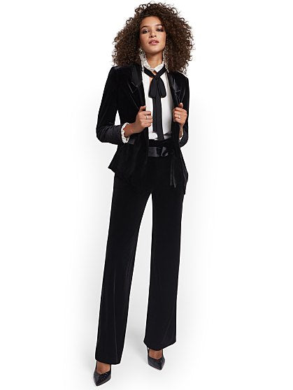 99.95 VELVET TUXEDO PANT