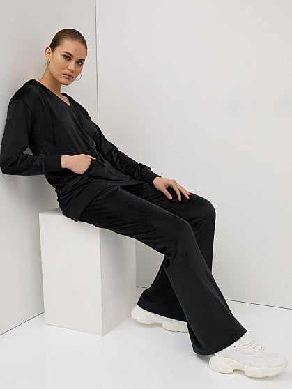 44.95 VELOUR FLARE YOGA